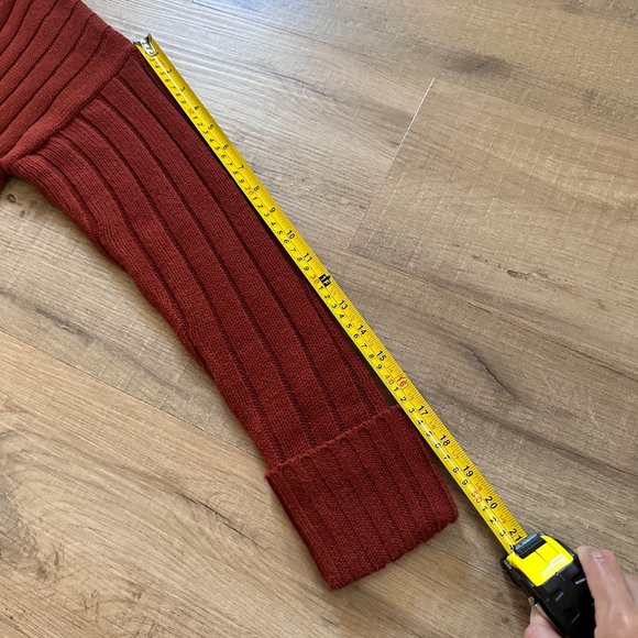 Pink Rose Red Brown Long cardigan - Picture 10 of 10